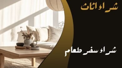 شراء سفر طعام